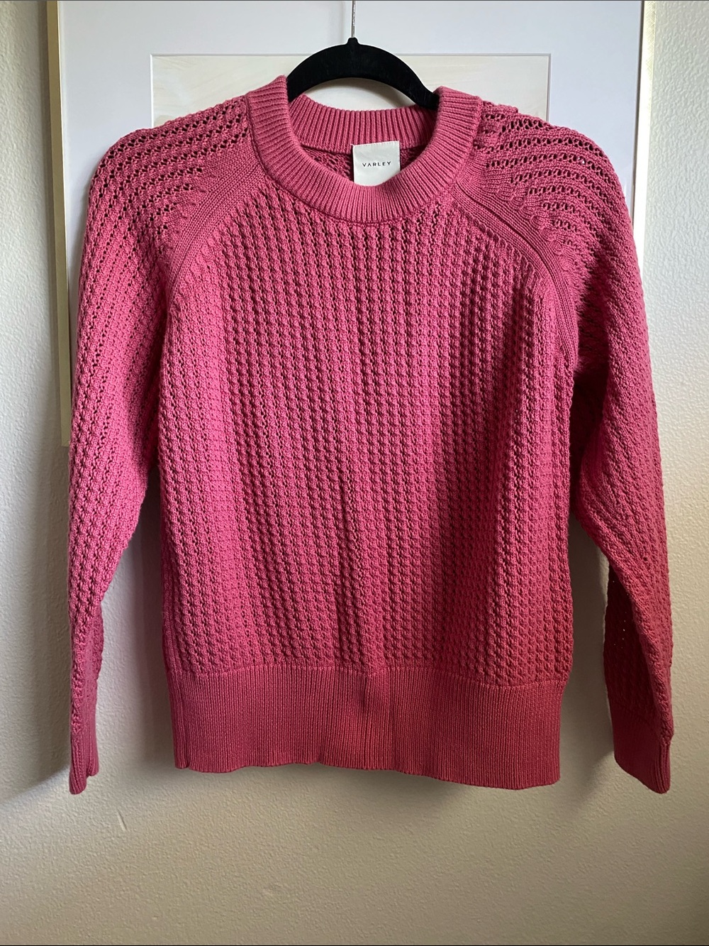 Varley Pink Sweater, Sz S